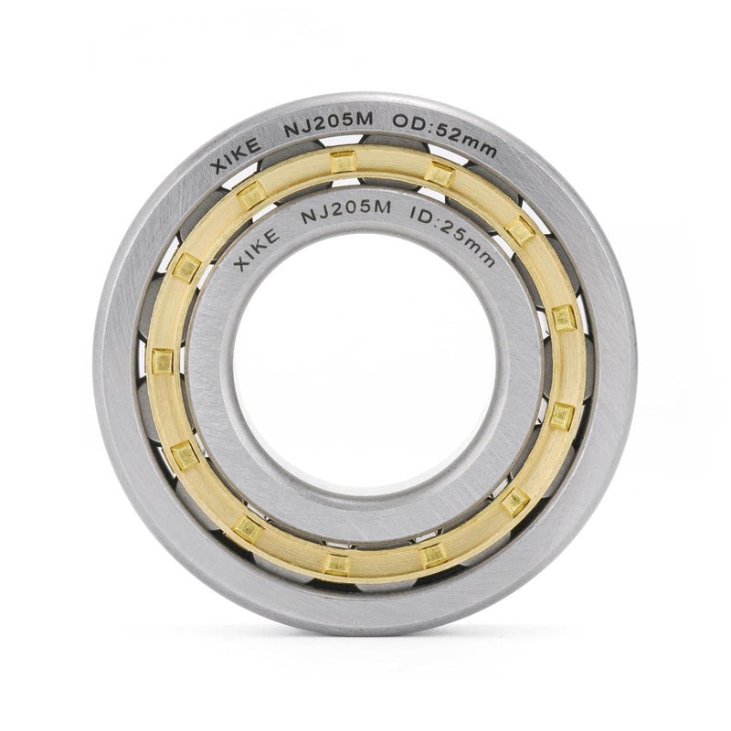 Xike 1 Pcs NJ205M Cylindrical Roller Bearings 25x52x15mm, Fits DIY/Motor/Turbines/Compressors/Reducer/Gearbox, Industrial/Agricultural/Engineering/Garden Machinery. - Image 2